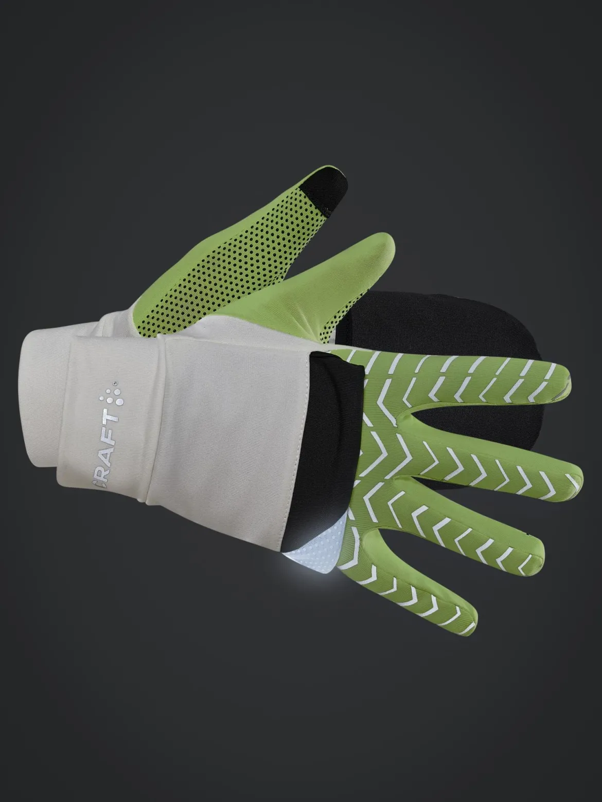 ADV Lumen Hybrid Glove - ASH WHITE-FLUMINO