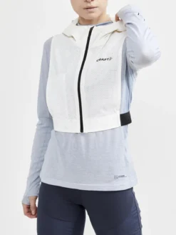 ADV Lumen Short Vest - WHITE/BLACK