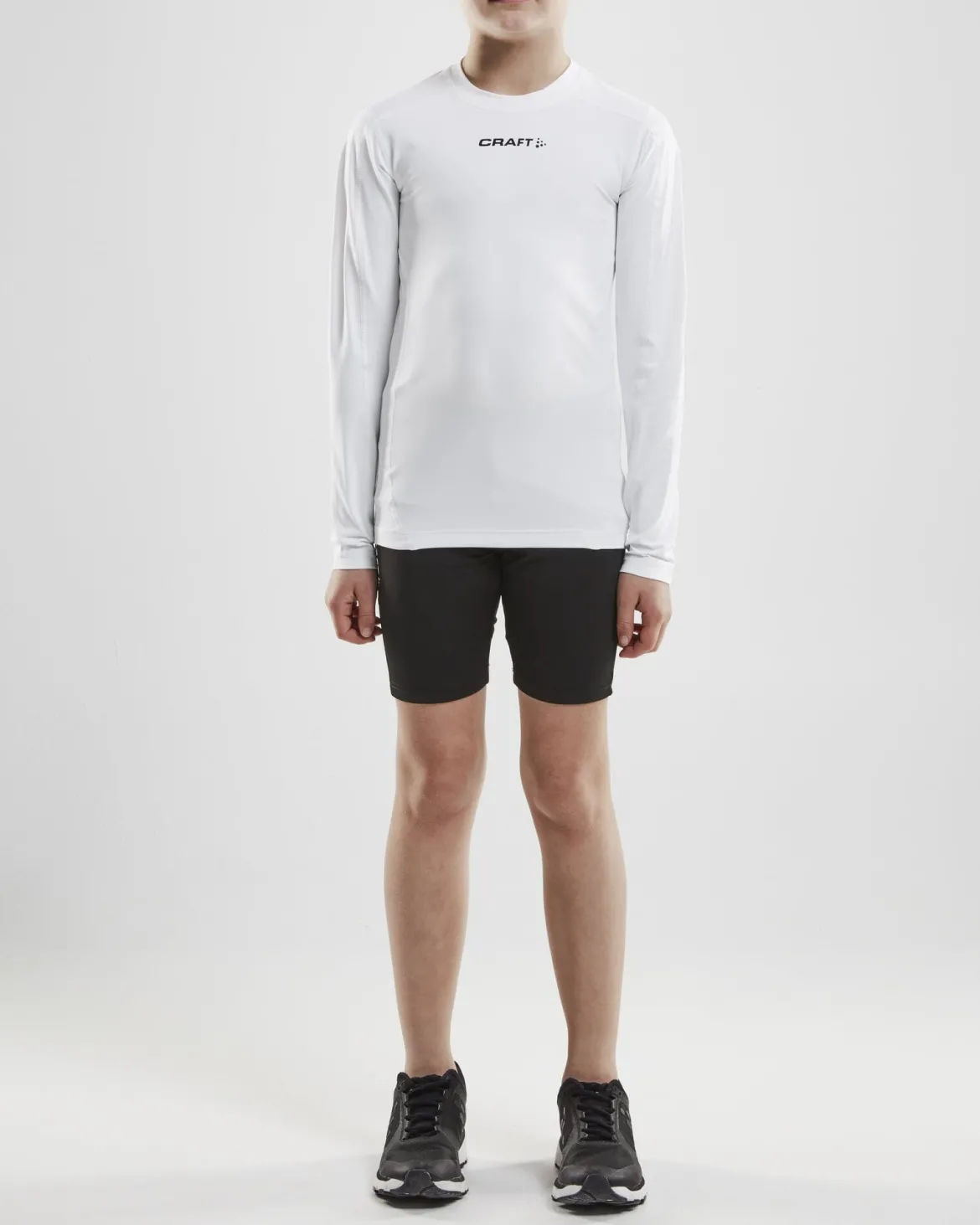 Junior Ability Compression Longsleeve - WHITE