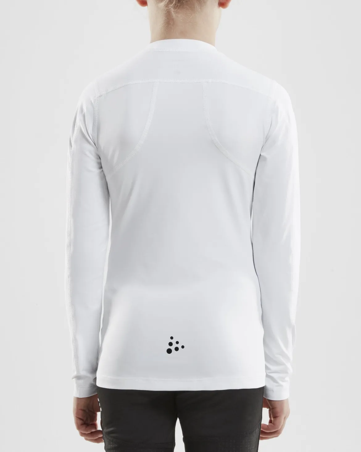 Junior Ability Compression Longsleeve - WHITE