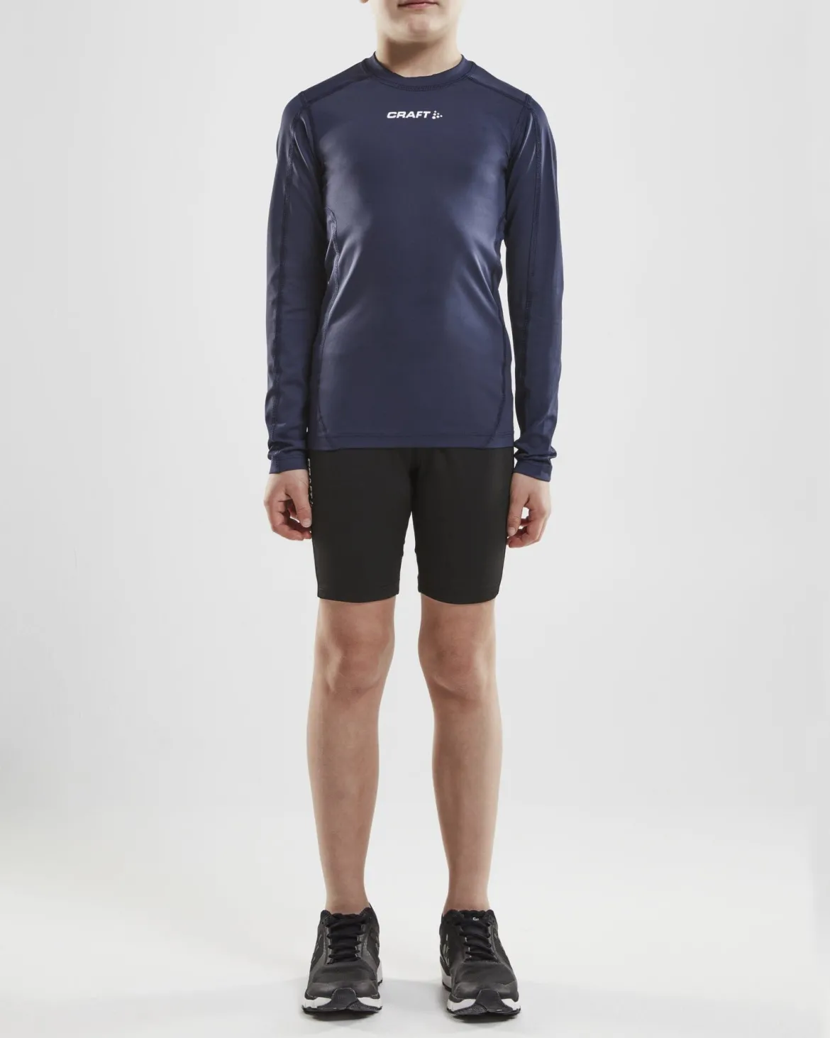 Junior Ability Compression Longsleeve - NAVY