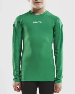 Junior Ability Compression Longsleeve - TEAM GREEN