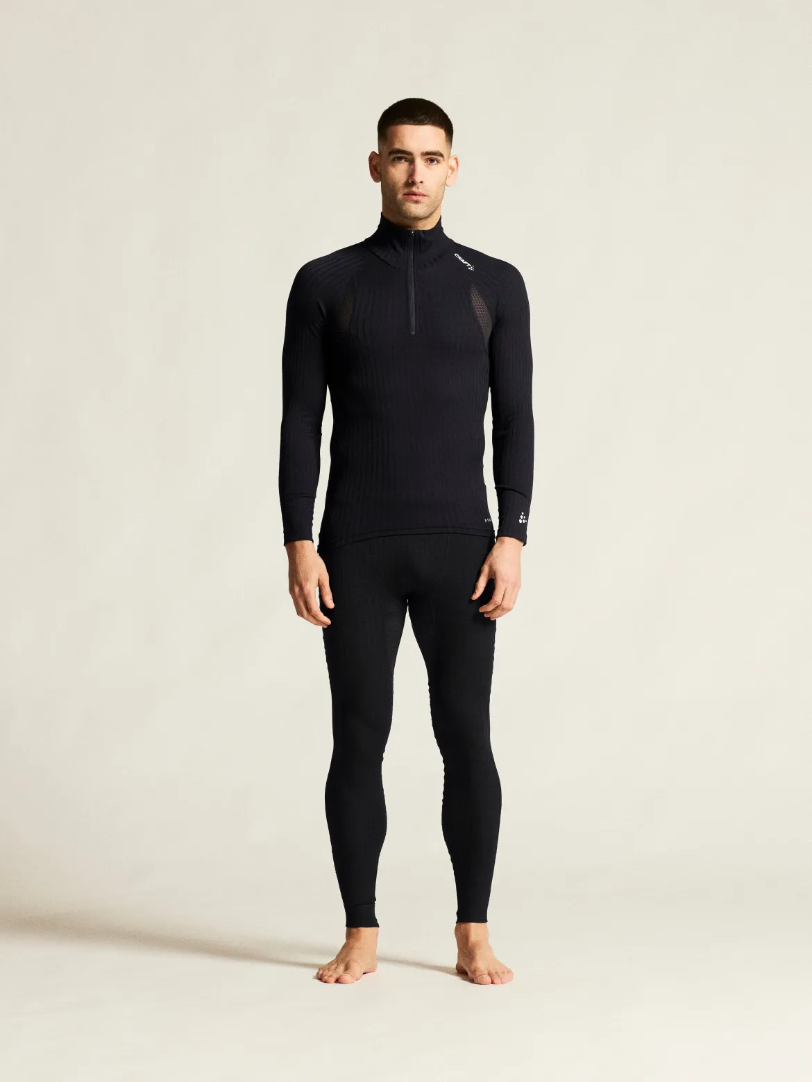 Men's Active Extreme X 1/4 Zip Baselayer - Black