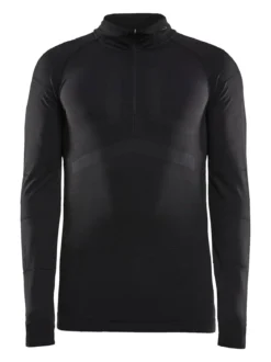 Men's Active Intensity 1/4 Zip Baselayer - BLACK/ASPHALT