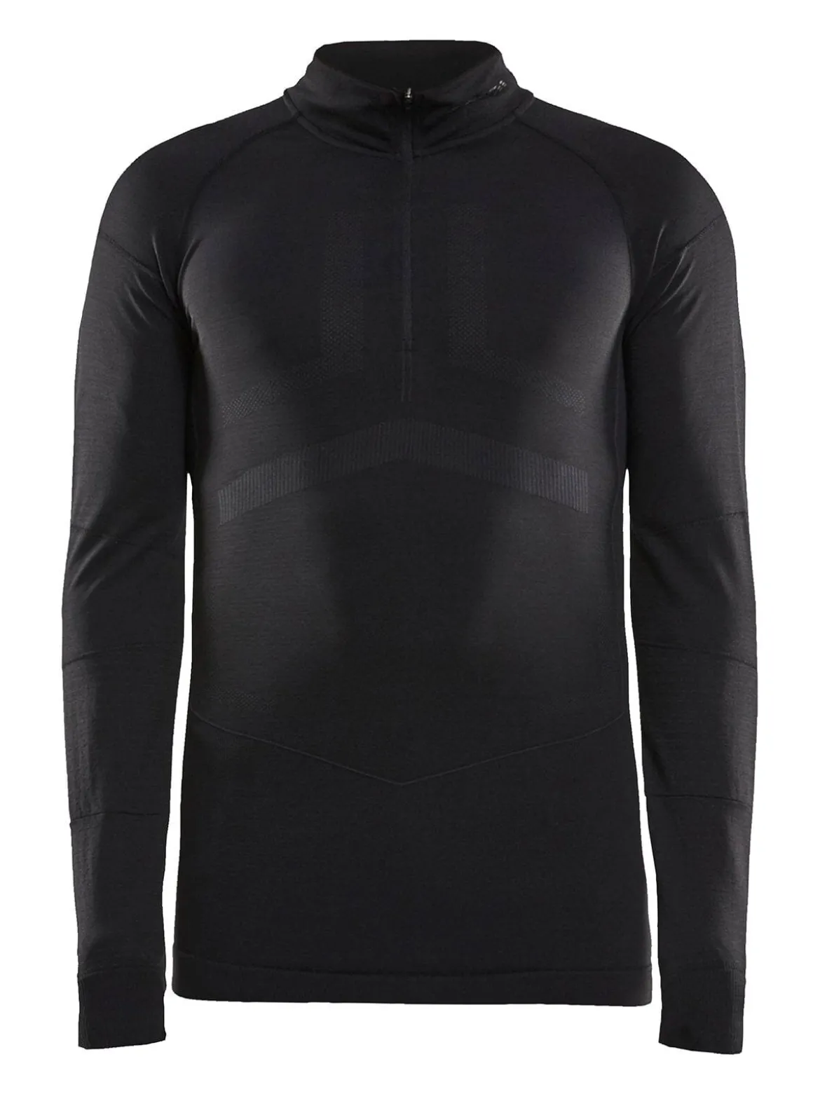 Men's Active Intensity 1/4 Zip Baselayer - BLACK/ASPHALT