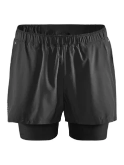 Men's ADV Essence 2-In-1 Stretch Shorts - Black
