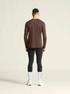 Men's Adv Essence LS Tee 2 - PRUNE