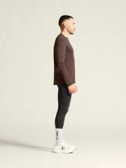 Men's Adv Essence LS Tee 2 - PRUNE