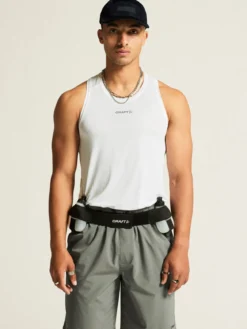 Men's Adv Essence Singlet 2 - White