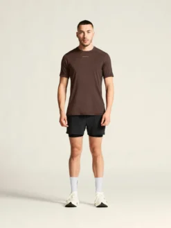 Men's Adv Essence SS Tee 2 - PRUNE