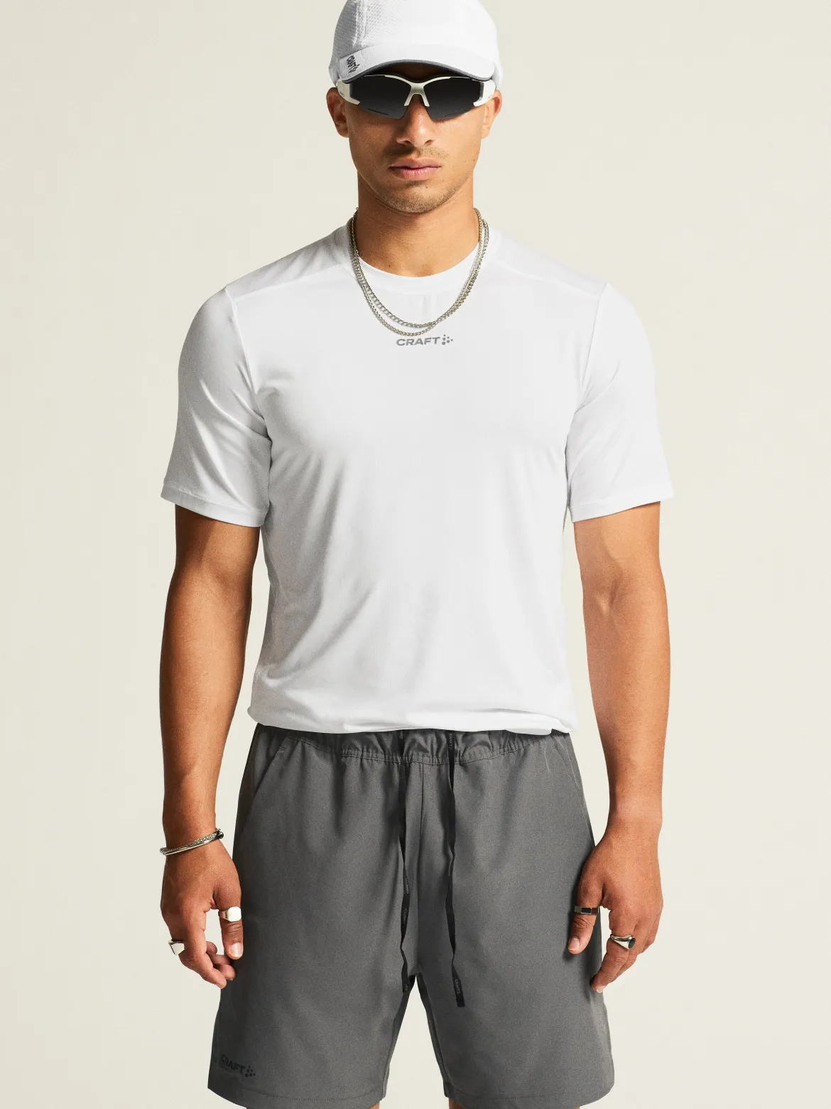 Men's Adv Essence SS Tee 2 - White