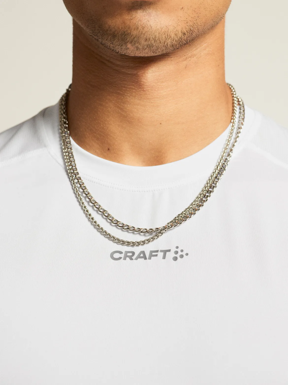 Men's Adv Essence SS Tee 2 - White