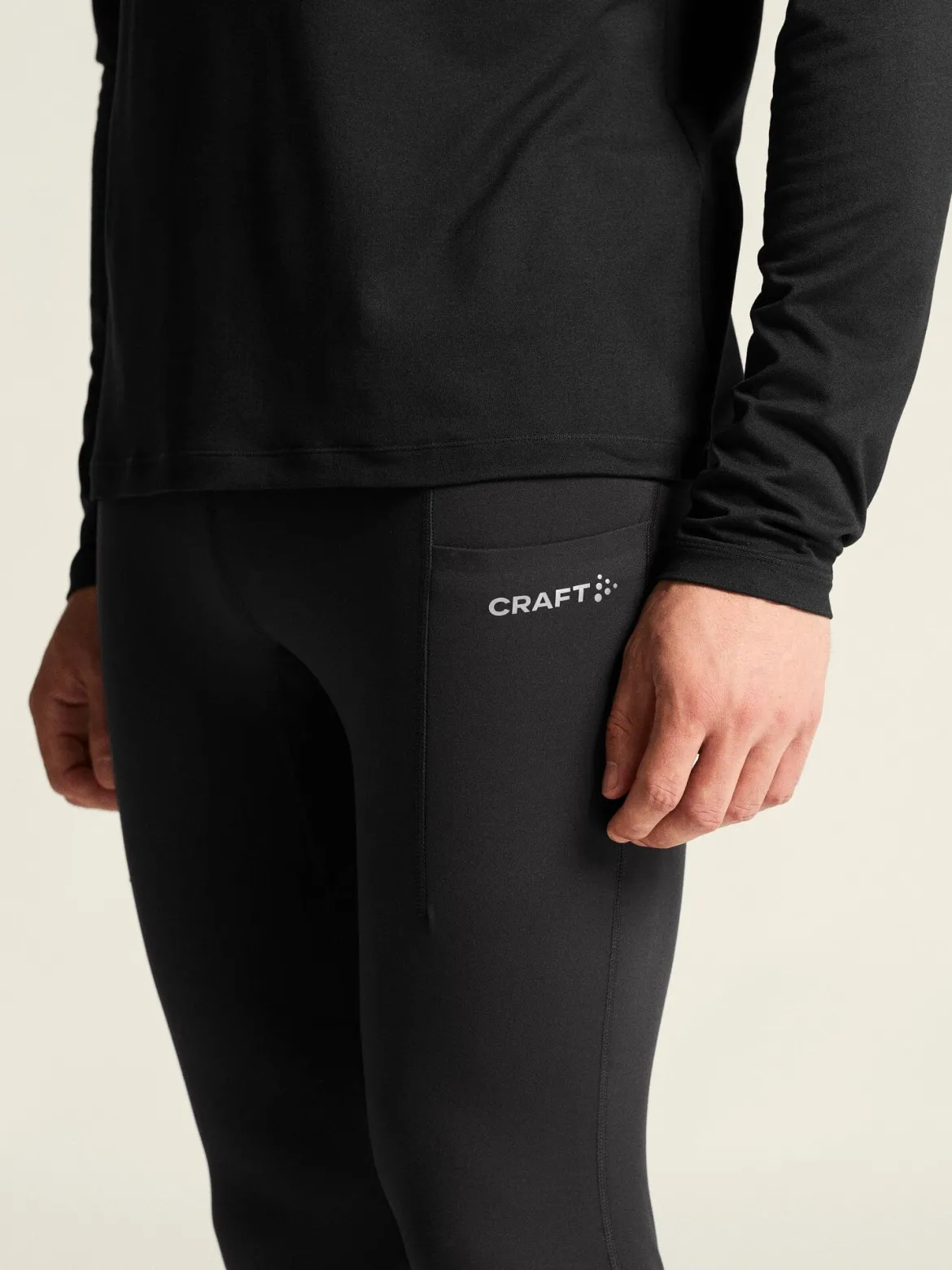 Men's ADV Essence Warm Running Tights 3 - Black