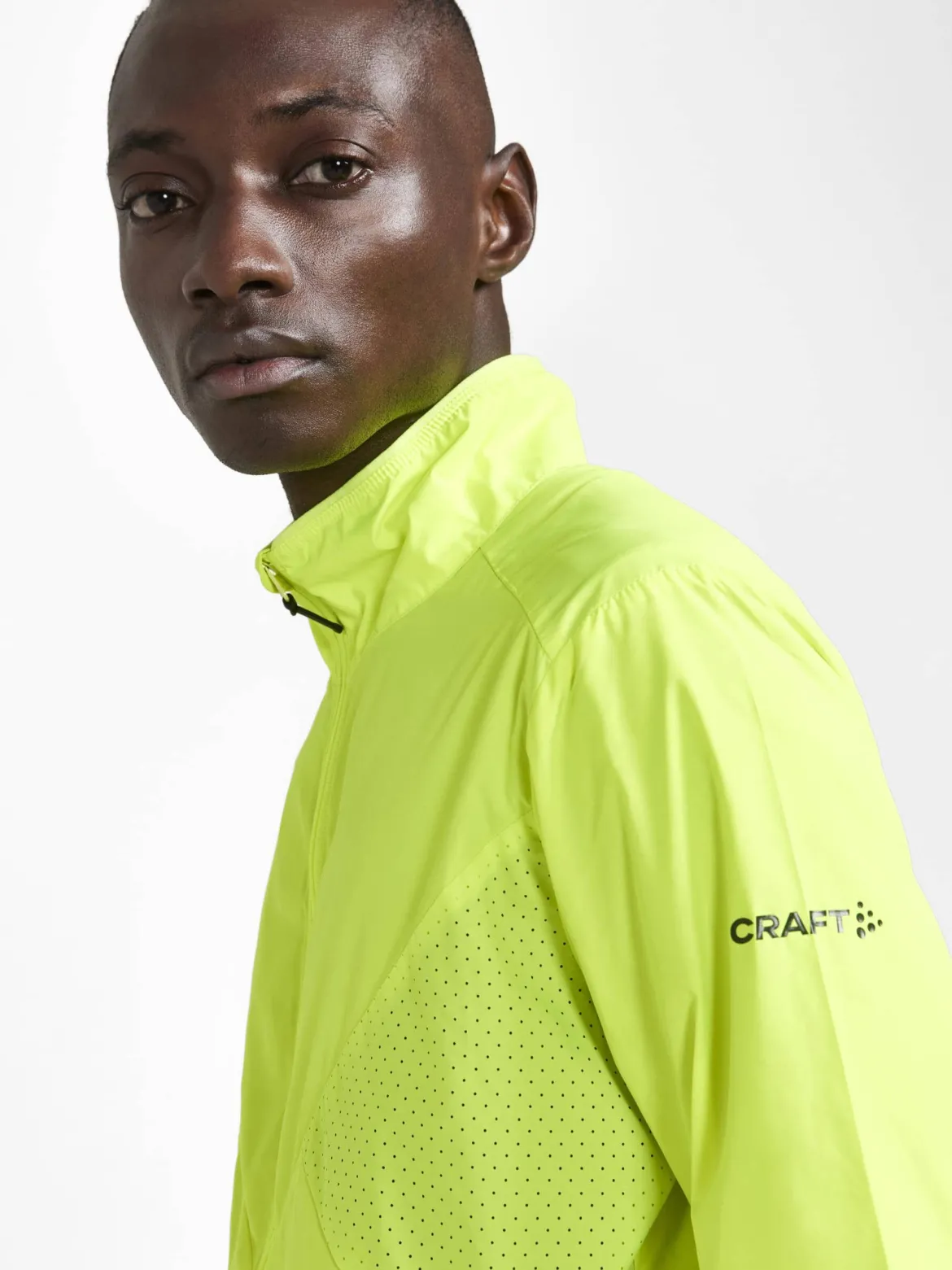 Men's ADV Essence Wind Jacket - Biome/Blaze