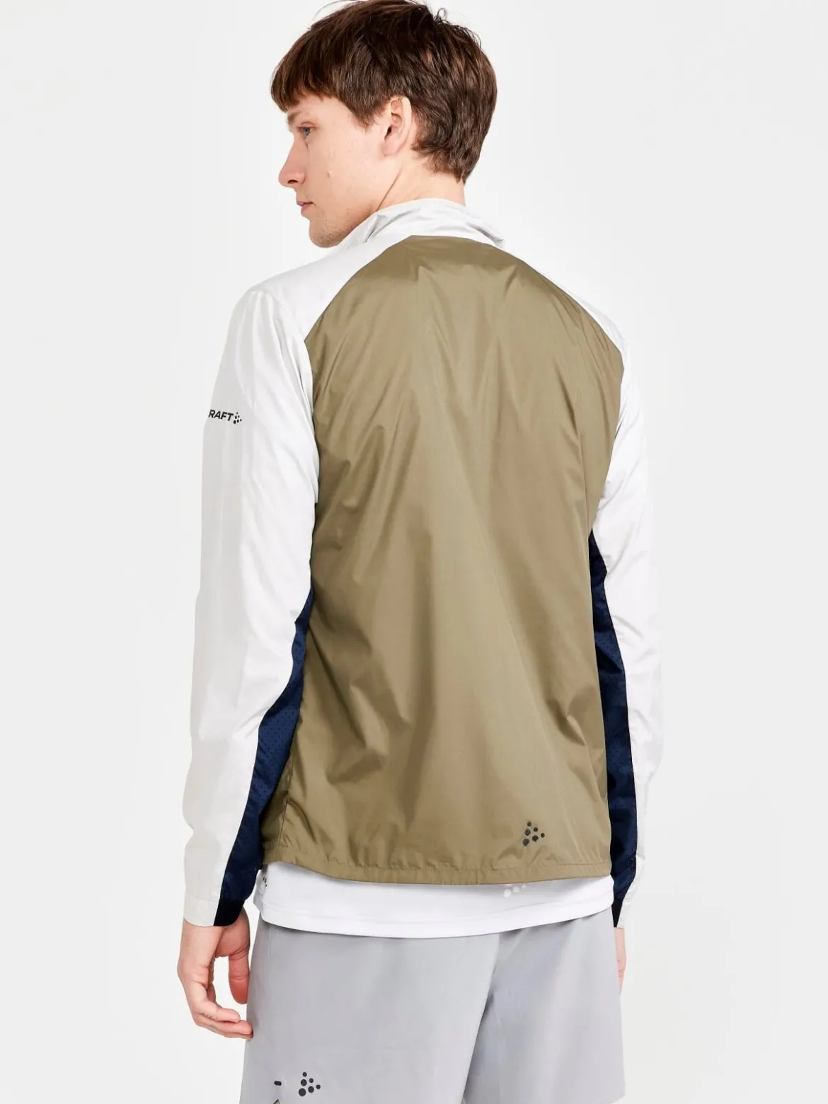Men's ADV Essence Wind Jacket - Biome/Blaze