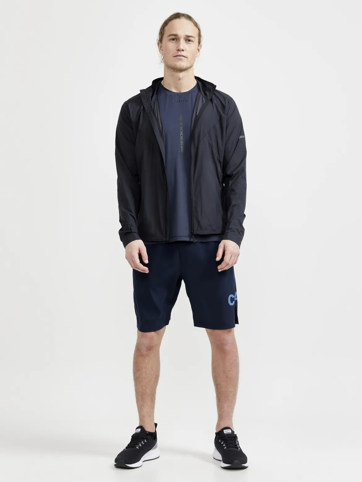Men's ADV Essence Wind Jacket - Biome/Blaze