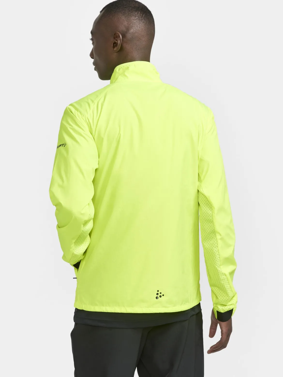 Men's ADV Essence Wind Jacket - Biome/Blaze