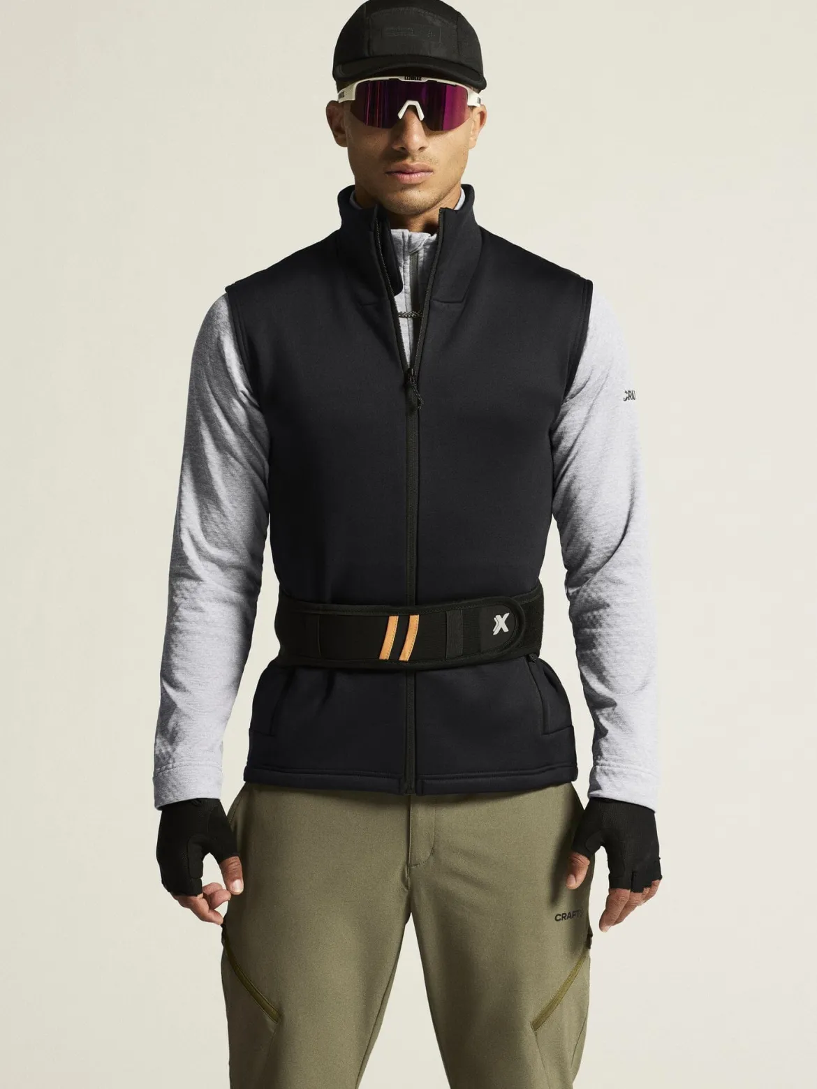 Men's ADV Exlore Power Fleece Vest - Black