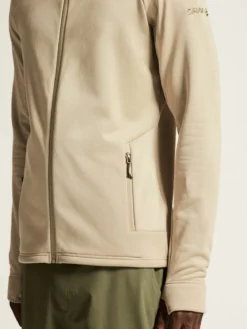 Men's ADV Explore Power Fleece Hood Jacket - Hay