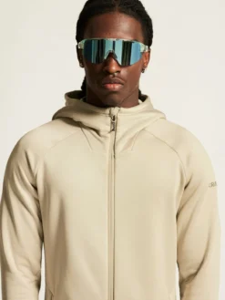 Men's ADV Explore Power Fleece Hood Jacket - Hay