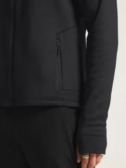 Men's ADV Explore Power Fleece Hood Jacket - Black
