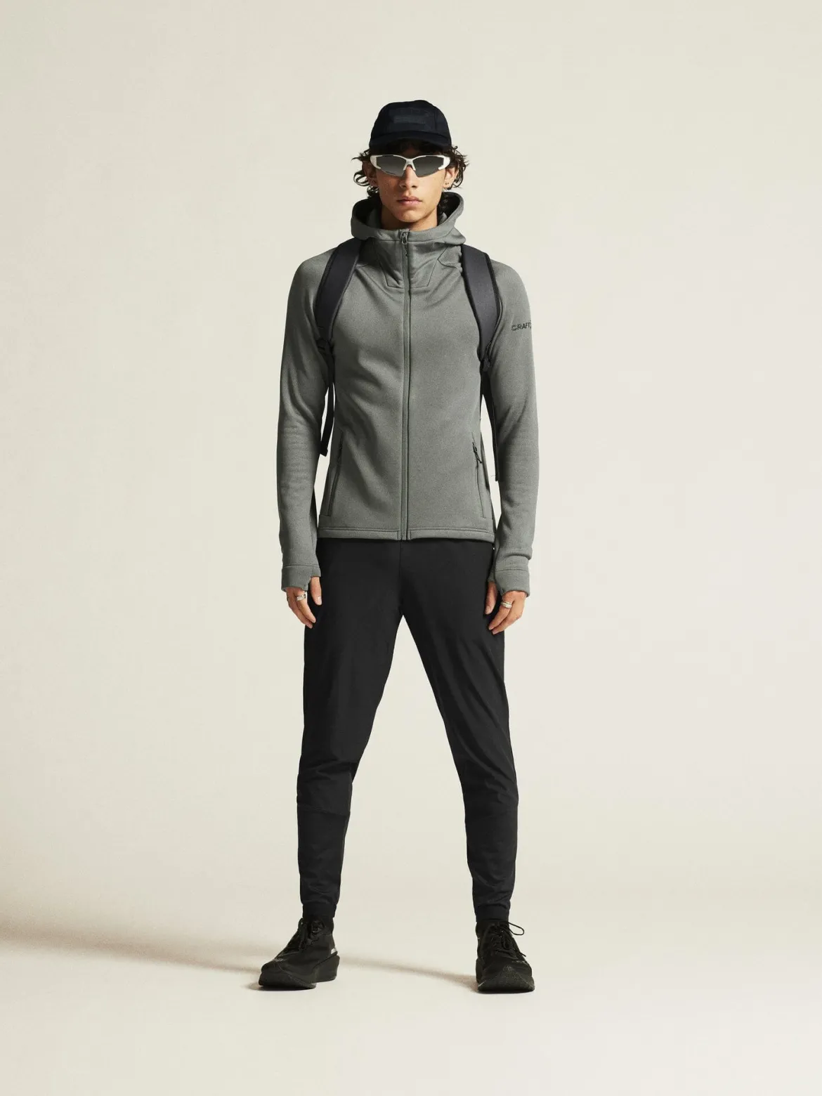 Men's ADV Explore Power Fleece Hood Jacket - Leaf