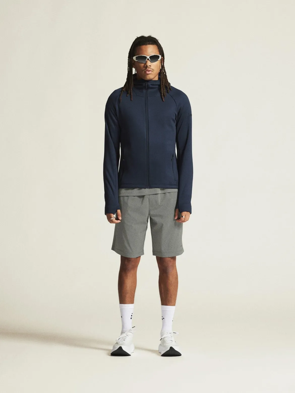 Men's ADV Explore Power Fleece Hood Jacket - Blaze