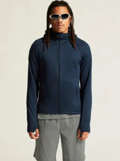 Men's ADV Explore Power Fleece Hood Jacket - Blaze