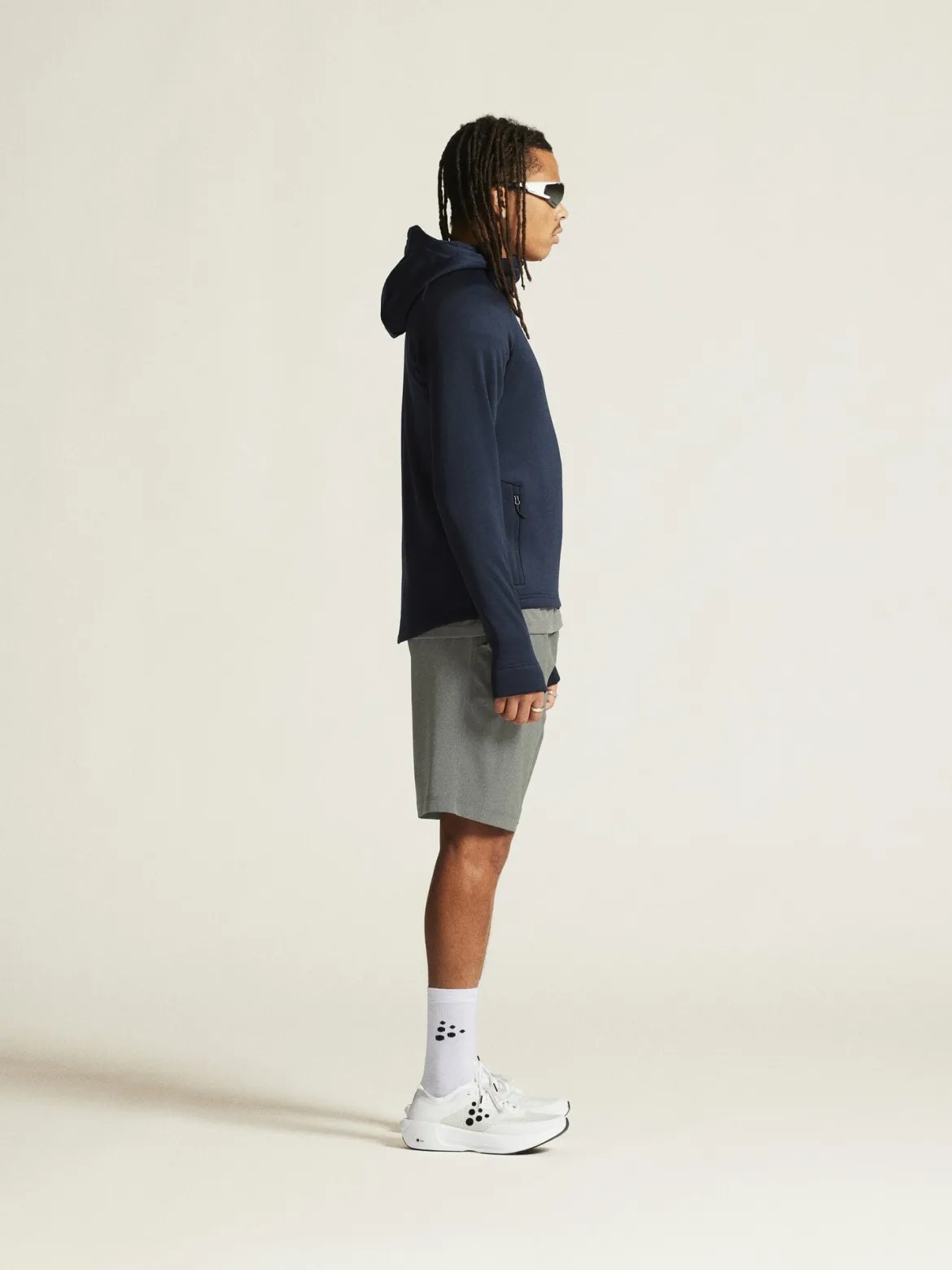 Men's ADV Explore Power Fleece Hood Jacket - Blaze