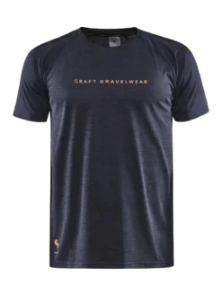 Men's ADV Gravel Bike Short Sleeve Tee - Black Melange