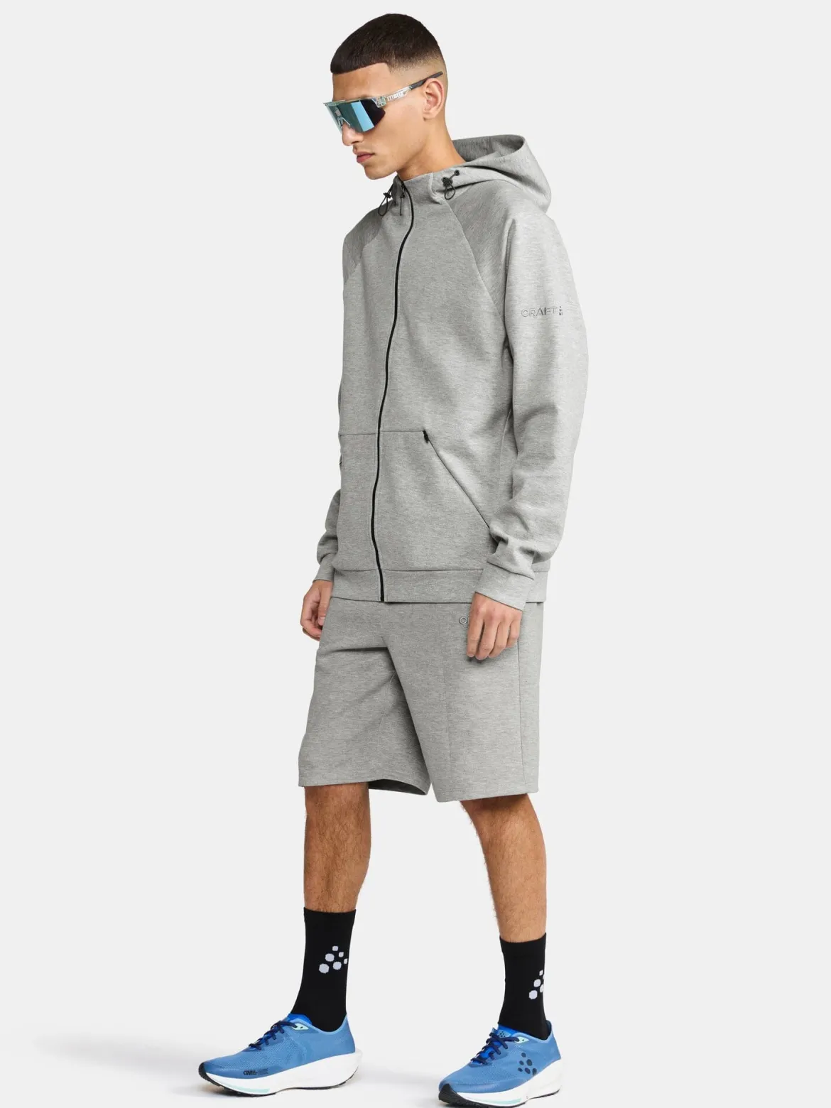 Men's ADV Join Full-Zip Hoodie - Grey Melange