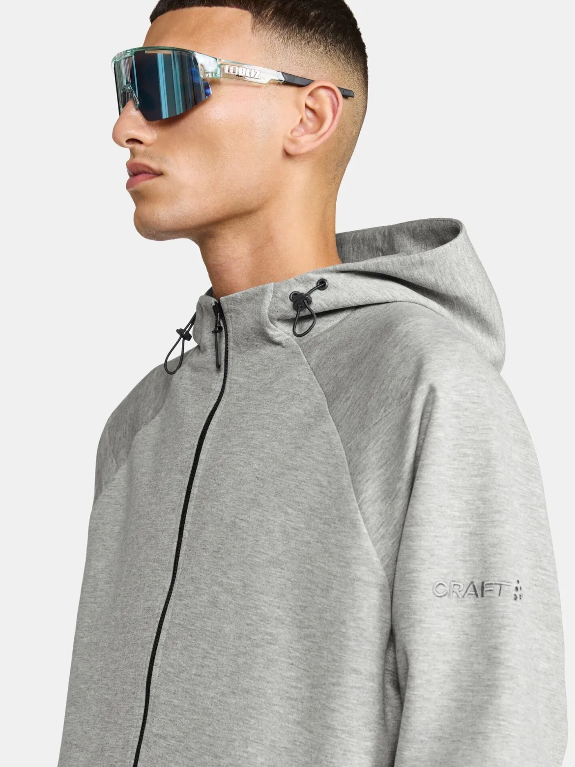 Men's ADV Join Full-Zip Hoodie - Grey Melange