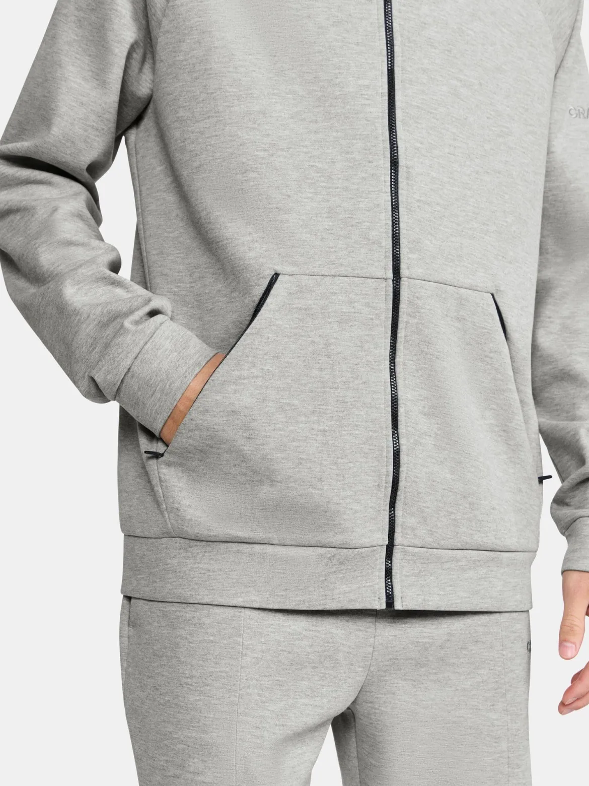 Men's ADV Join Full-Zip Hoodie - Grey Melange