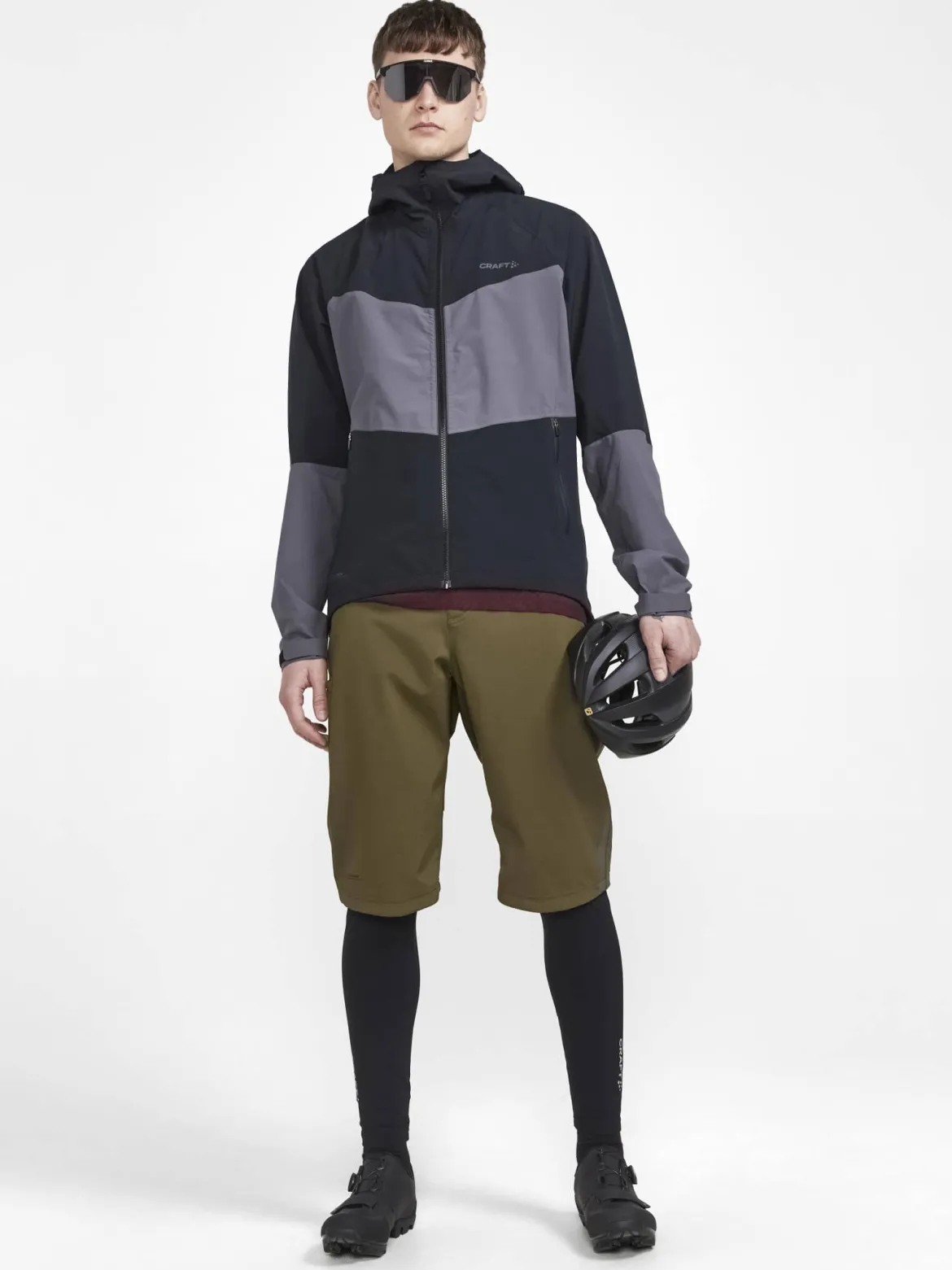 Men's ADV OFFroad Hydro Cycling Jacket - Black/Granite