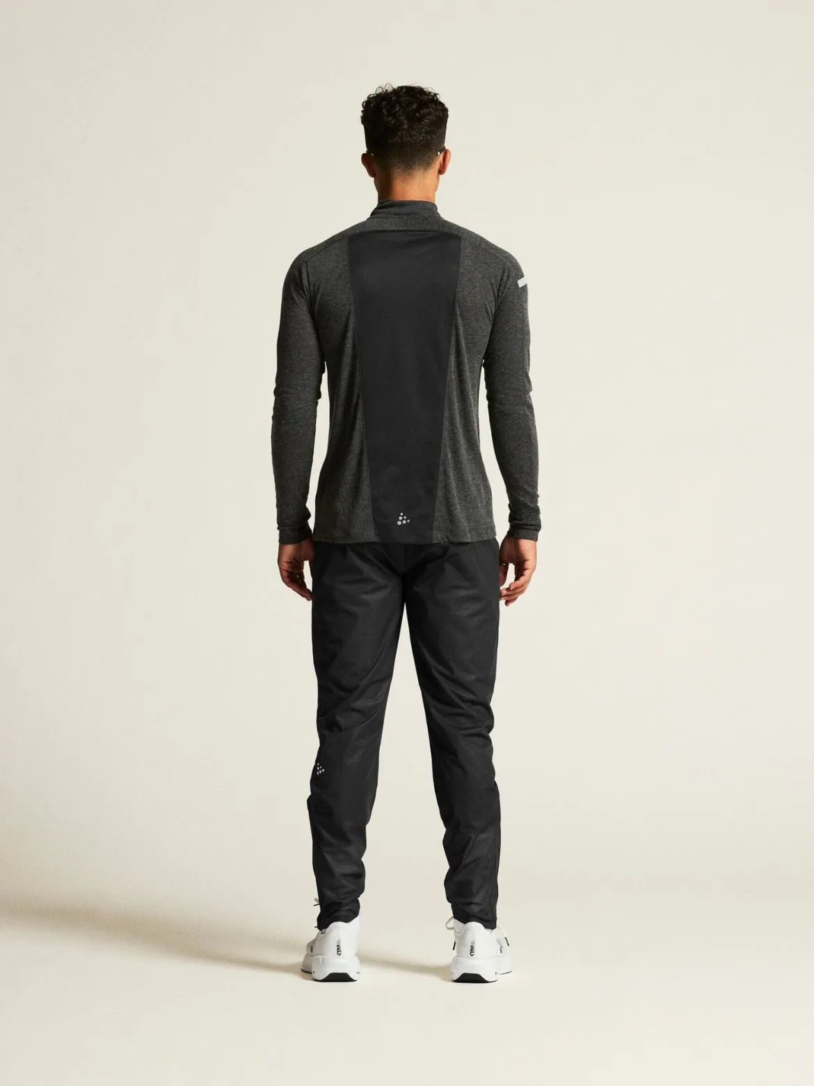Men's ADV SubZ Wool Longsleeve Tee 3 - Black Melange