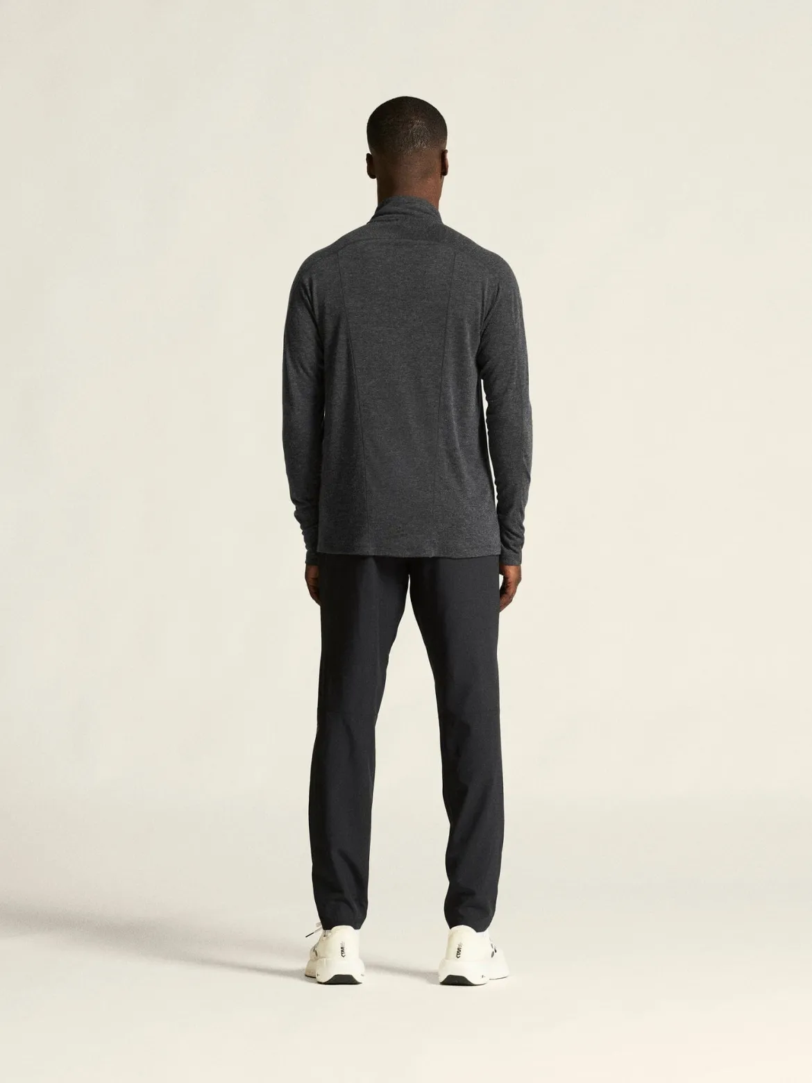 Men's ADV SubZ Wool Longsleeve Tee 3 - Black Melange