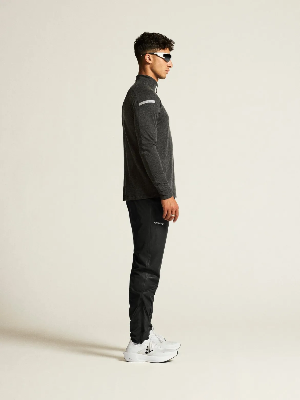 Men's ADV SubZ Wool Longsleeve Tee 3 - Black Melange