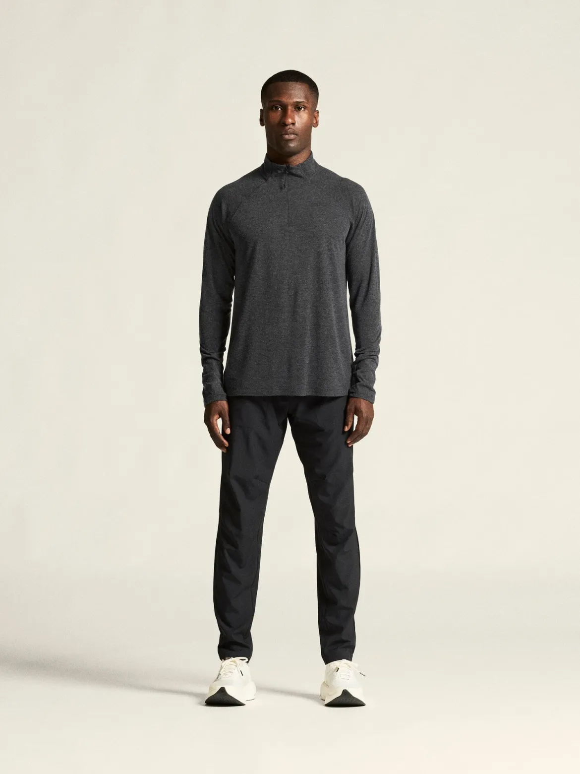 Men's ADV SubZ Wool Longsleeve Tee 3 - Black Melange