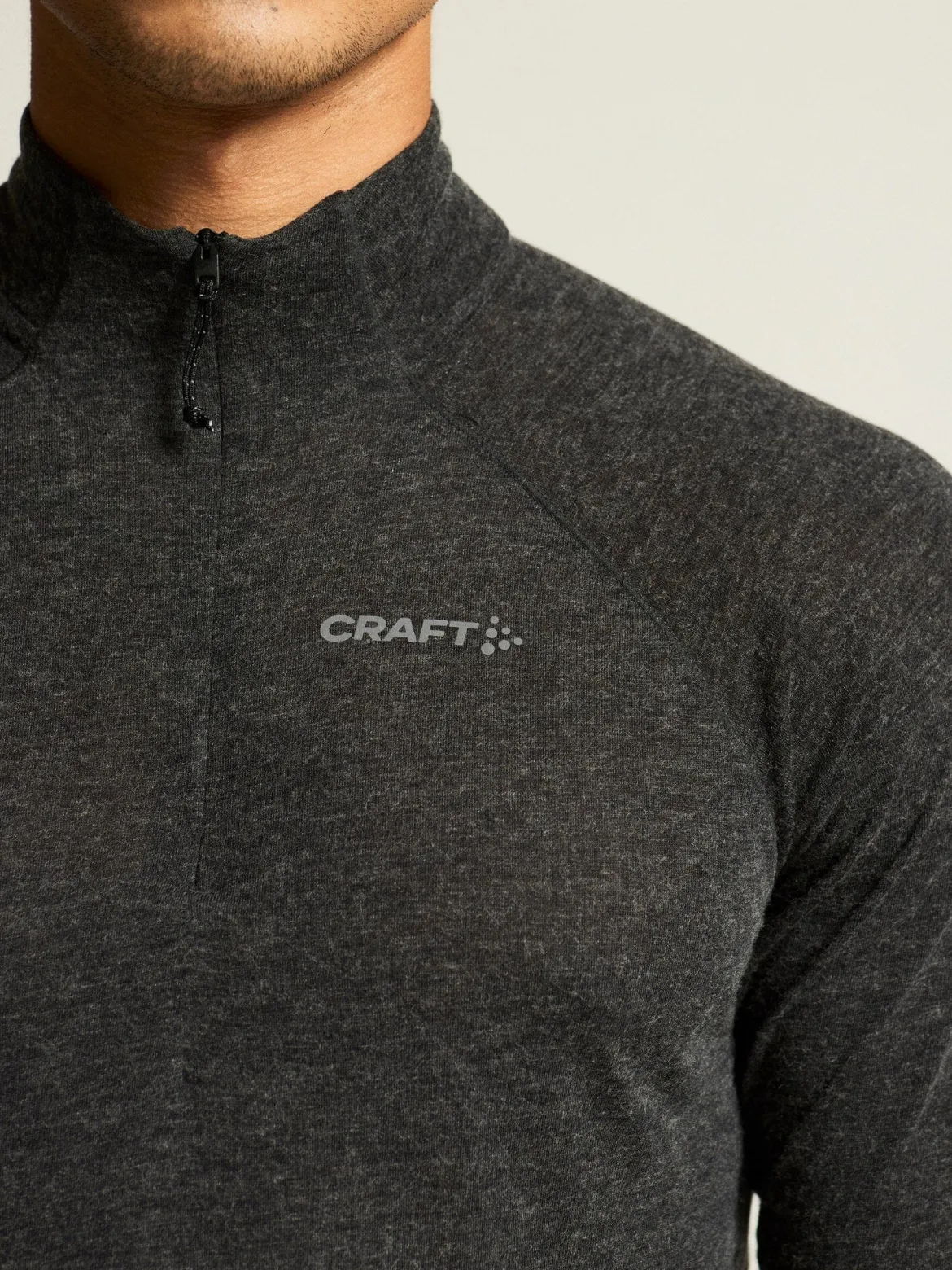 Men's ADV SubZ Wool Longsleeve Tee 3 - Black Melange