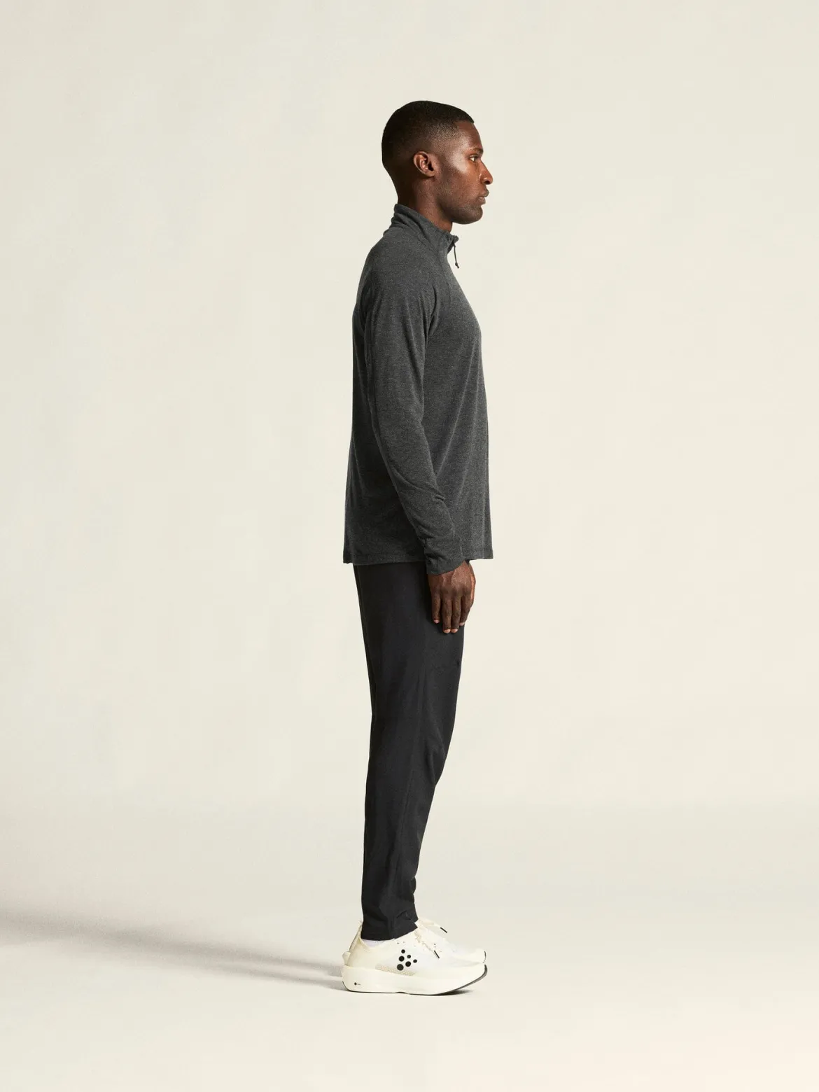 Men's ADV SubZ Wool Longsleeve Tee 3 - Black Melange