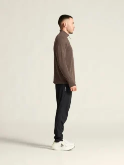 Men's ADV SubZ Wool Longsleeve Tee 3 - PRUNE/MELANGE