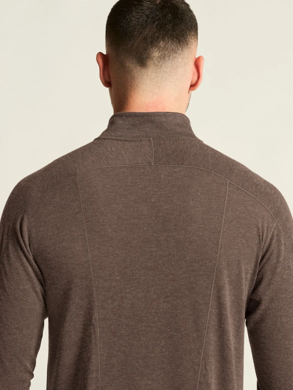 Men's ADV SubZ Wool Longsleeve Tee 3 - PRUNE/MELANGE