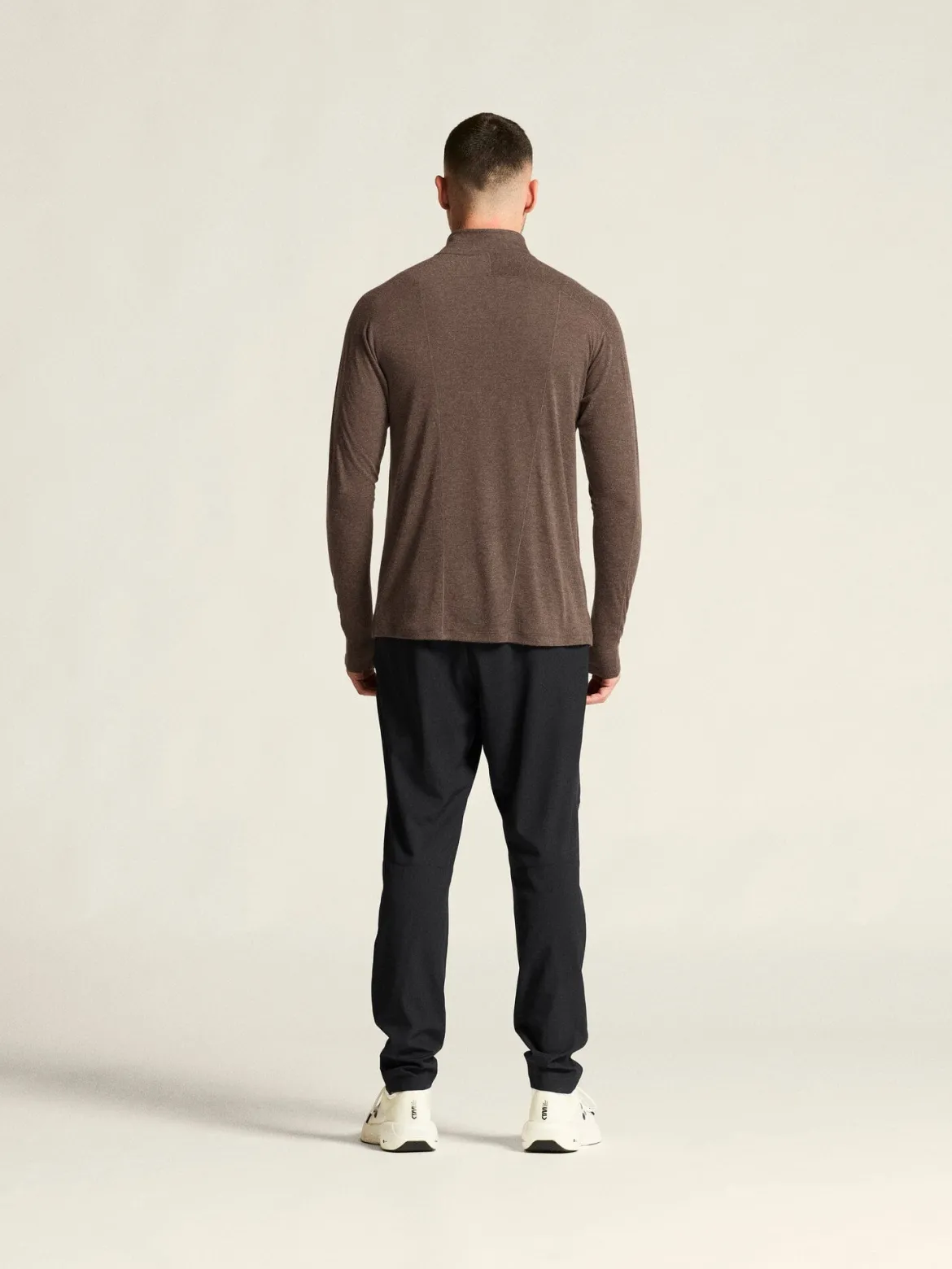 Men's ADV SubZ Wool Longsleeve Tee 3 - PRUNE/MELANGE