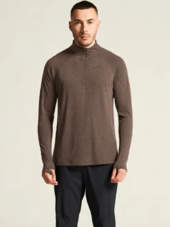 Men's ADV SubZ Wool Longsleeve Tee 3 - PRUNE/MELANGE