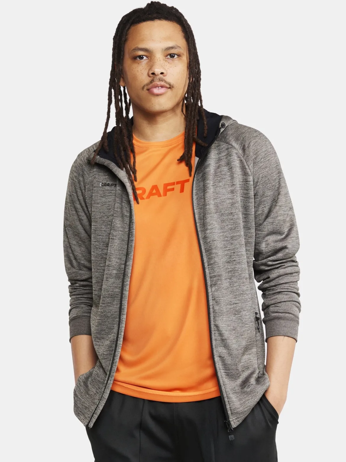 Men's ADV Unify Full-Zip Hood - Dk Grey Melange