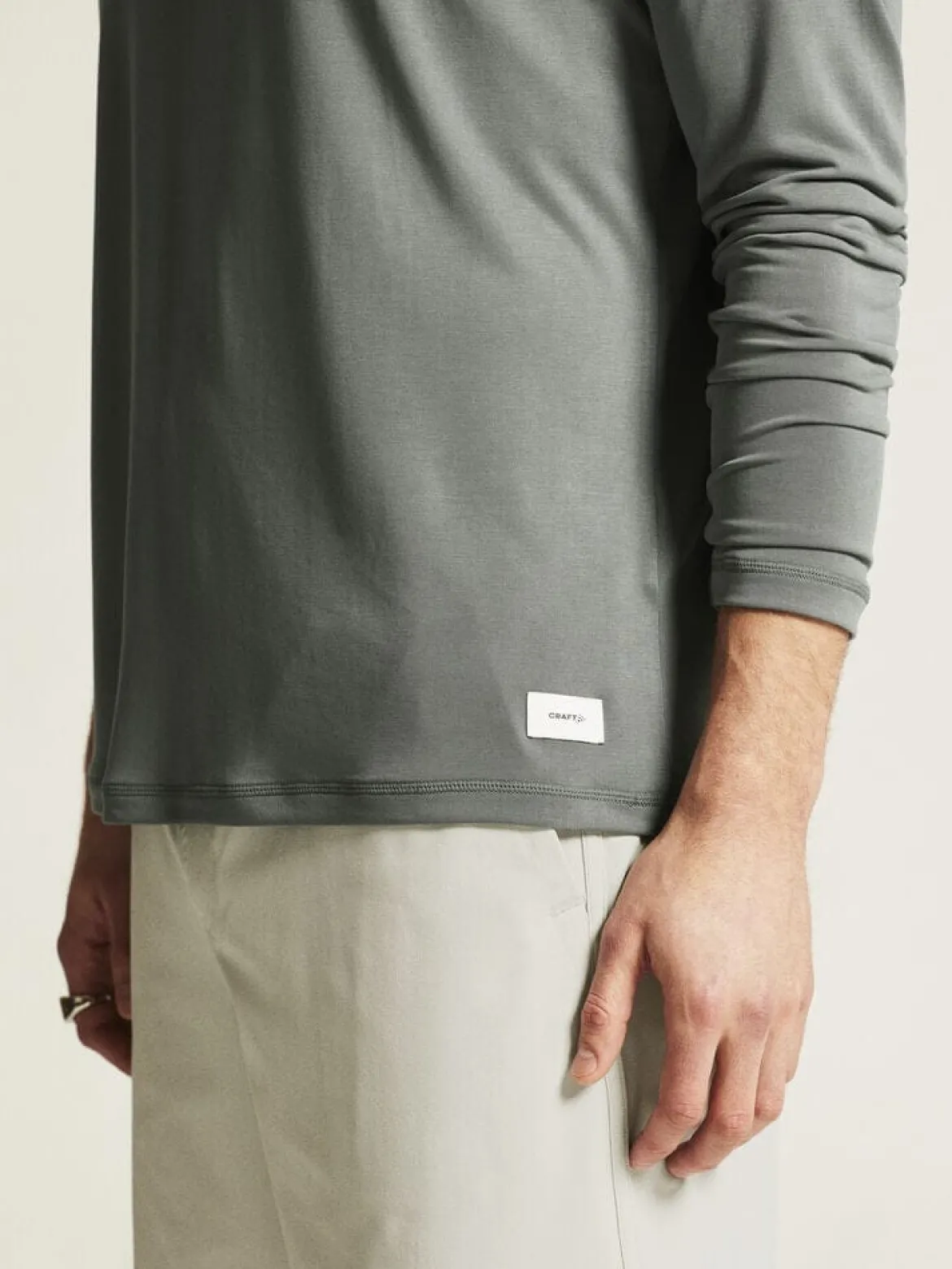 Men's Collective Bi-Blend Longsleeve Tee - Leaf