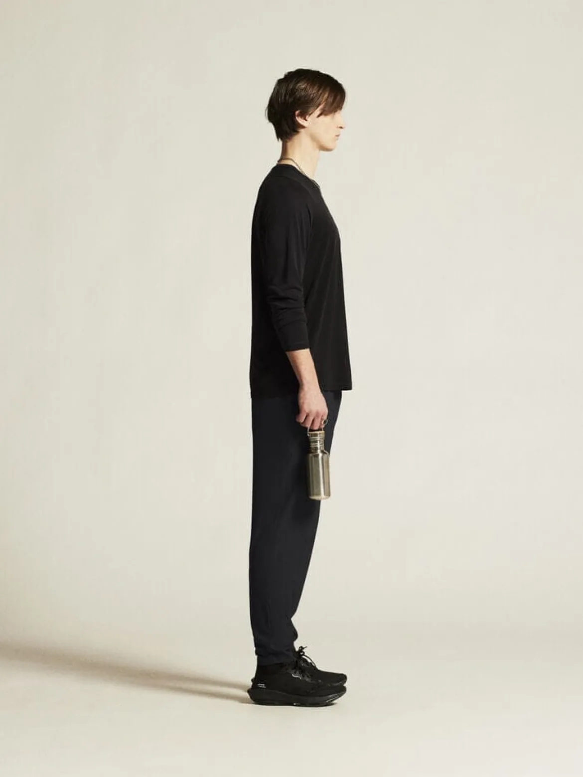 Men's Collective Bi-Blend Longsleeve Tee - Black