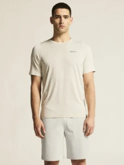 Men's Collective Bi-Blend SS Tee - Plaster