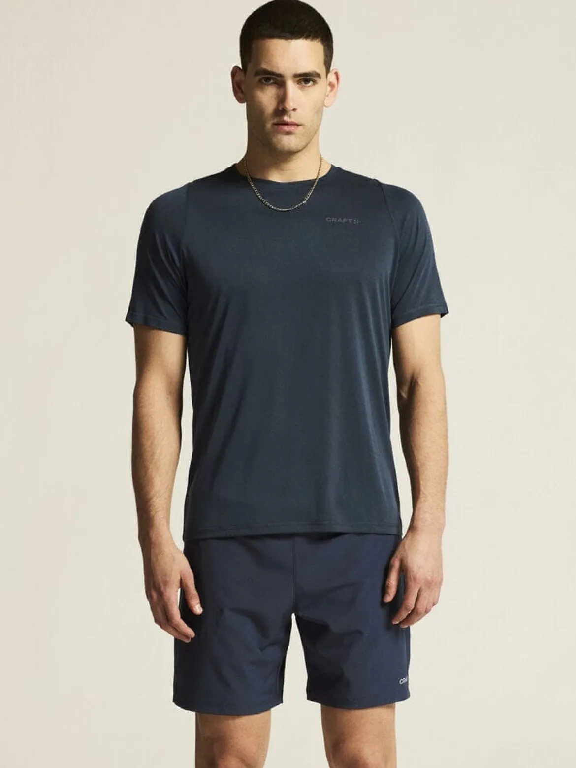 Men's Collective Bi-Blend SS Tee - BLAZE-BLAZE