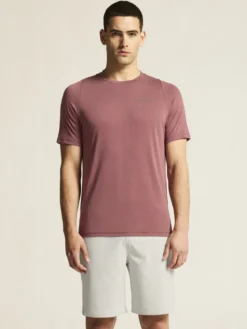 Men's Collective Bi-Blend SS Tee - ROSE BROWN